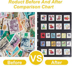 MUQING Stamp Album Pages, Stamp Storage Holder, Stamp Collecting Display - Image 4