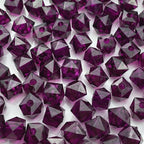 100pcs 12mm Acrylic Cube Faceted Beads Colorful Square Plastic Spacer Beads by LIMAOLLY