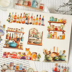 120Pcs Iandscape Stickers for Scrapbooking, Self-Adhesive Transparent Iandscape - Image 4