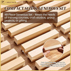 48PCS Basswood Carving Blocks, Carving Wood Blocks - Image 4