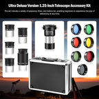 Astromania 14 Piece Telescope Accessory Kit 1.25 Inch Telescope Eyepiece and - Image 7