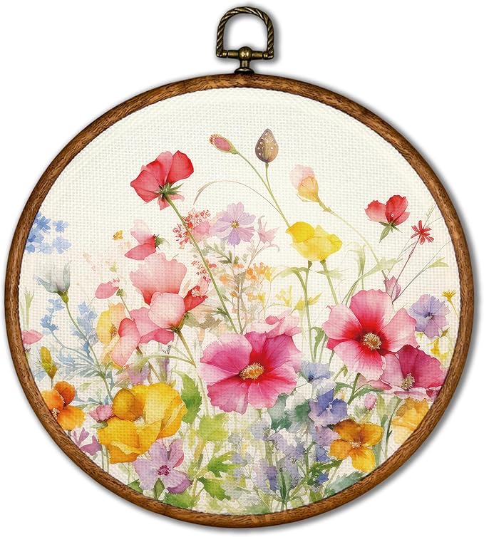 KSDUT Spring Floral Botanical Wall Decor Art by KSDUT