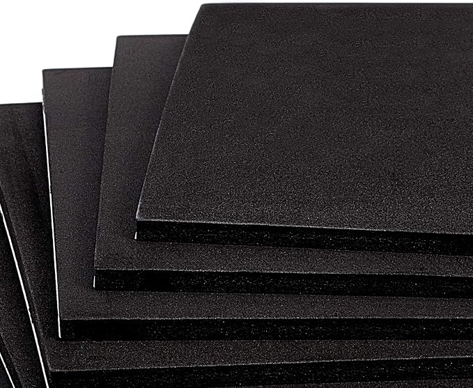 BENECREAT 6PCS Self Adhesive Backed Foam Sheet 12x8 Inch Black Nonslip EVA Foam - Image 8