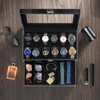 ProCase Watch Box, 12 Slot Mens Watch Case - Image 2