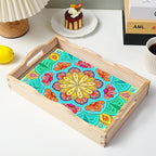 EWJRNSF Diamond Art Kits for Adults Wooden Serving Trays - Image 7