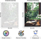 Yezavesu 4 Pack Framed Paint by Numbers Kit - Image 3