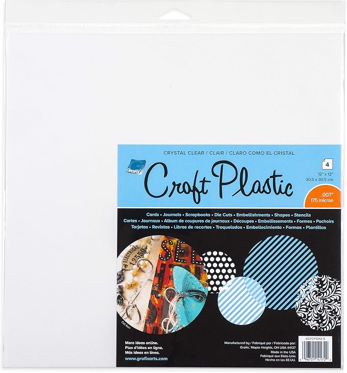 Grafix Plastic, Durable and Archival Film, 3D Embellishments, and More by Grafix