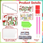 Cinnvoice 12 Pcs Summer Seasonal Diamond Art Hanging Ornament Kit - Image 3