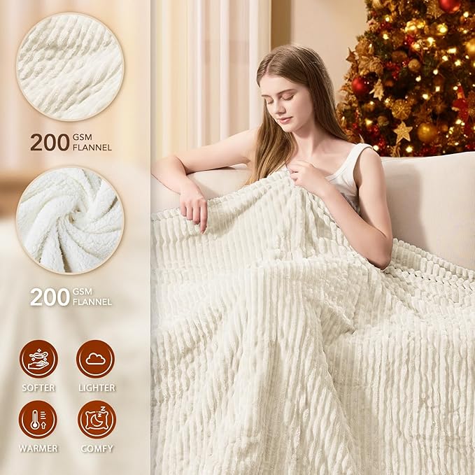 Homemate Electric Heated Blanket Queen Size - Image 2