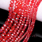 500pcs 6mm Crystal Glass Beads for Jewelry Making Faceted Rondelle Flat Beads - Image 7