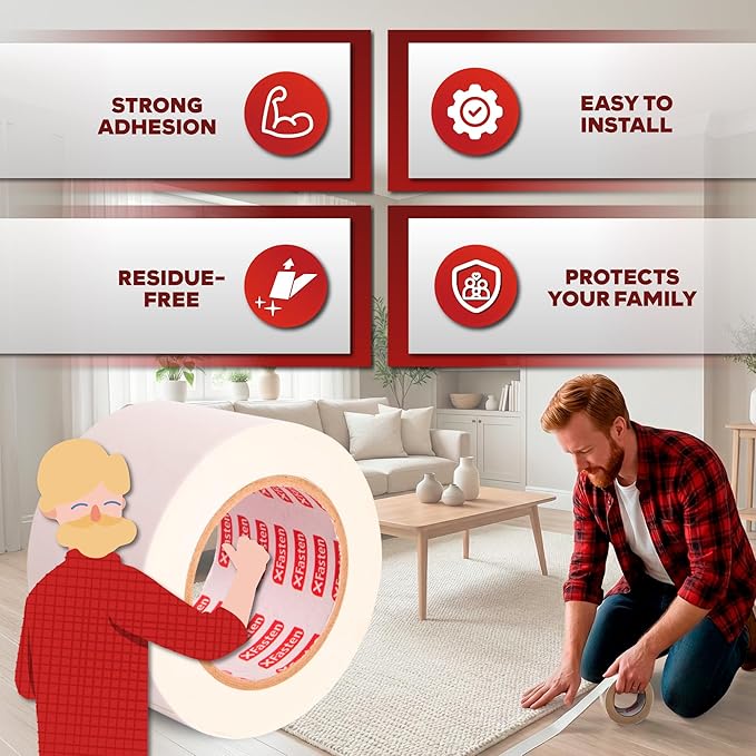 XFasten Double-Sided Carpet Tape - Image 3