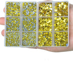 10000Pcs 2-Boxes Mixed Size Hot Fix Round Crystals Gems Glass Stones Hotfix - Image 4