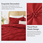 BEDELITE Red Twin Comforter Set - Image 4