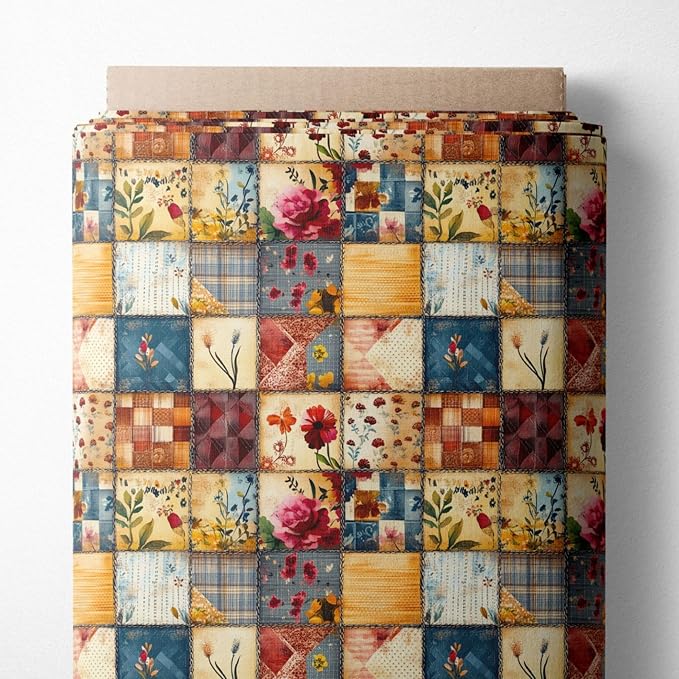 100% Cotton Fabric by the Yard – Turkish Quality Quilting & Sewing Fabric by FabricsTown