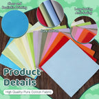 84 Pcs Multicolor Charm Packs for Quiltings, Cotton Quilting Fabric Bundles - Image 4