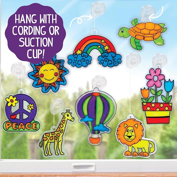 Made By Me Create Your Own Window Art, Paint Your Own Suncatchers, DIY Arts & - Image 3