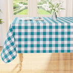 Smiry Rectangle Table Cloth, Waterproof Vinyl Tablecloth by Smiry