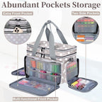 Anitor Large Sewing Supplies Organizer, Double Layer Sewing Storage Organizer - Image 6