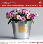 ORACAL 631 Matte Golden Yellow Vinyl Durable Roll Easy to Weed Permanent - Image 3