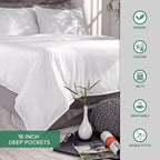 Queen Pillowcases by Pure Bamboo, Genuine 100% Organic Viscose Derived from - Image 7