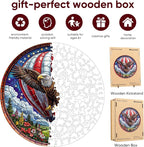 Reouinty Flower Eagle Wooden Puzzle - Image 4