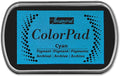 Jacquard ColorPad Archival Pigment Ink Stamp Pads- Cyan by Jacquard