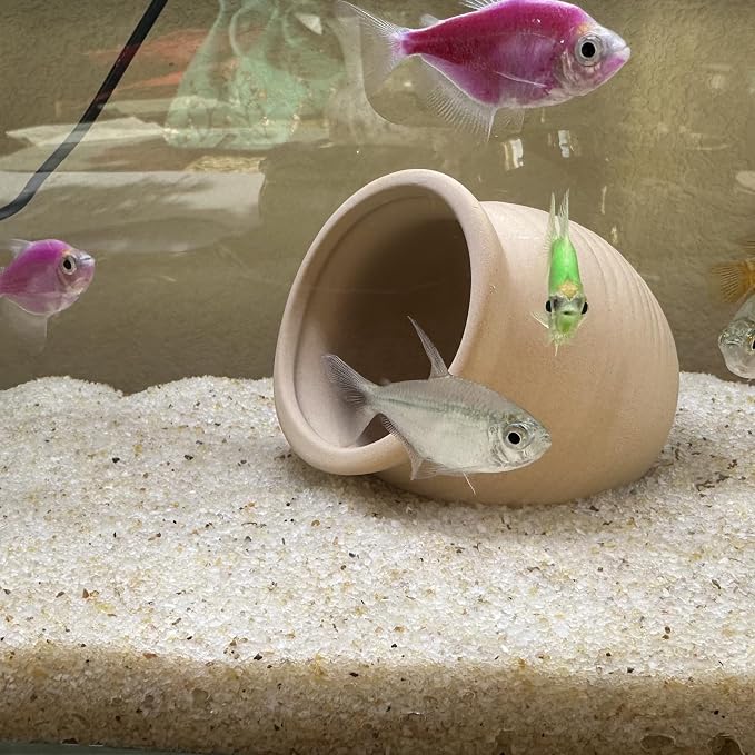 YISZM Aquarium Sand, 10lbs Beige Fish Tank Sand, Aquarium Gravel Substrate - Image 2