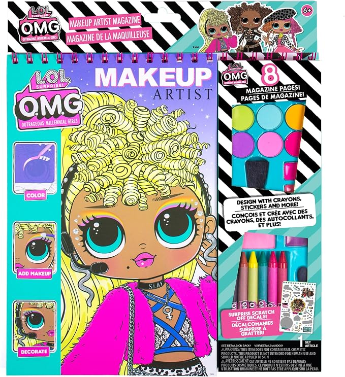 Horizon Group USA LOL OMG Make-Up Artist Magazine DIY Craft Kit, Design by HorizonGroupUSA