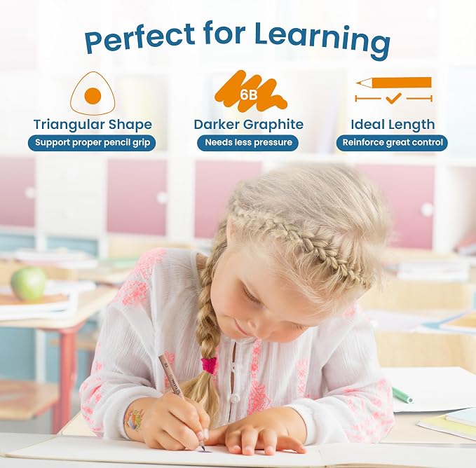 Learning Pencils for Toddlers 2-4 Years – Our Kids Pencils for Beginners - Image 2