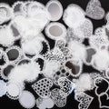 90PCS Lace Scrapbook Stickers DIY Decorative Notebook Frames Photo Album by Unknown