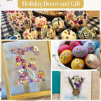 85Pcs Pressed Flowers for Crafts, Colorful Dried Flowers for Crafts Real - Image 8