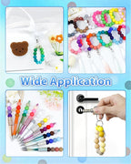 FIVEIZERO 160PCS 15mm Round Silicone Beads, Wear-resistant, Easy-clean - Image 5