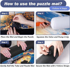 Jigsaw Puzzle Board Roll Up Mats Games Saver Portable Keeper Storage Magic - Image 4