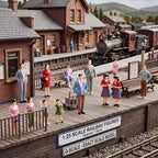 Namalu 14 Pcs 1: 25 Scale Miniature People Figurines Tiny Painted Model Train - Image 3