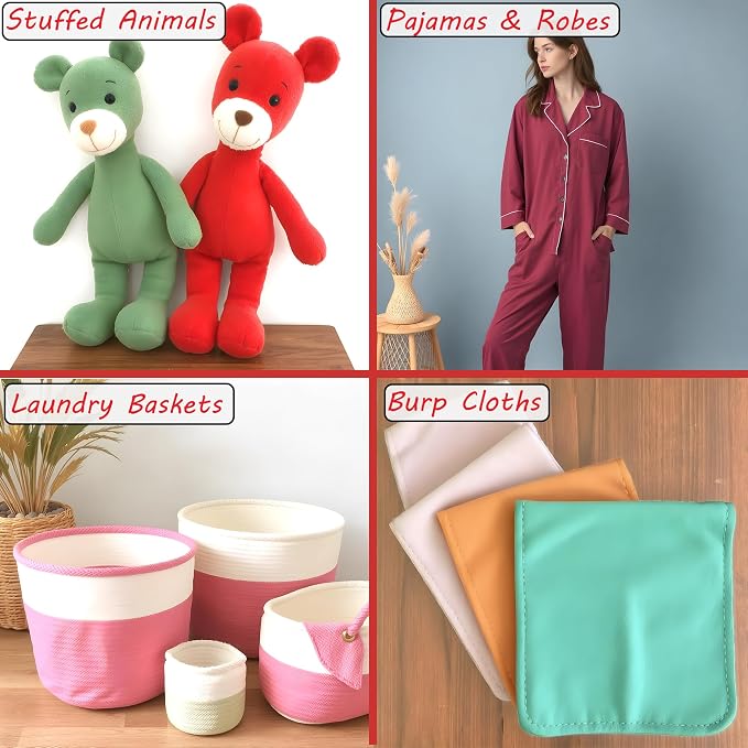 Barcelonetta | 100% Cotton Flannel Fabric | Super Soft | 180GSM, Medium Weight - Image 6