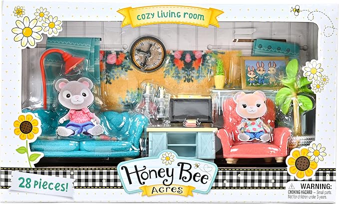 Honey Bee Acres Cozy Living Room Décor – 28 Pieces Accessory Set | Colorful - Image 2