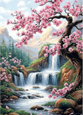 Lxmsja Cherry Blossoms Diamond Art Kits by Lxmsja