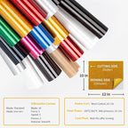 VinylRus Glitter HTV Heat Transfer Vinyl Bundle - Image 6
