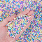 DIYASY 180g Fake Sprinkles, 6.35 oz Non-Edible Resin Sprinkles Faux Plastic by HandicraftsandDecoration