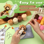 Yizzvb Needle Felting Kit Beginners Wool Felting Supplies Kits | Needle Felting - Image 3