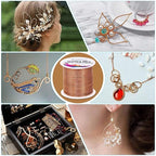 22 Gauge Jewelry Wire, Anezus Craft Wire Tarnish Resistant Copper Beading Wire - Image 7