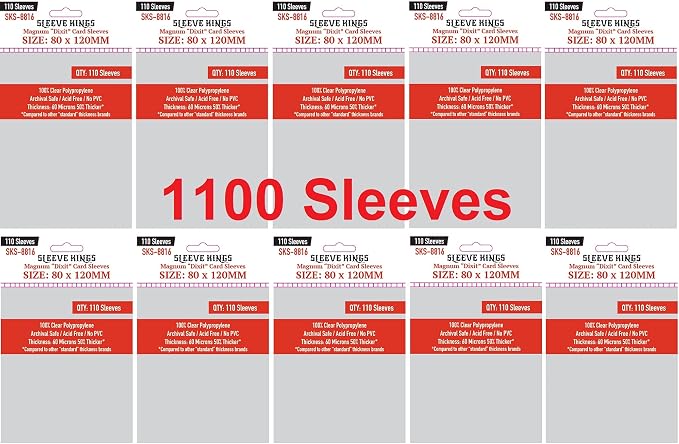 Sleeve Kings Magnum Dixit Card Sleeves 80 X 120 mm by SleeveKings