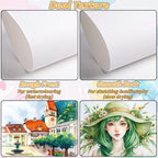 150 Sheets Cotton Watercolor Paper Pad-230GSM Art Paper-9 x 12 inch Painting & - Image 3
