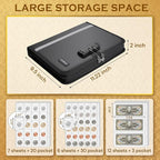 Coin Collection Book Holder for Collectors, Fireproof Coin Collection Supplies - Image 3