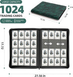Card Binder 16 Pocket, Premium 1024 Double Sided Pocket Collection Binder - Image 3