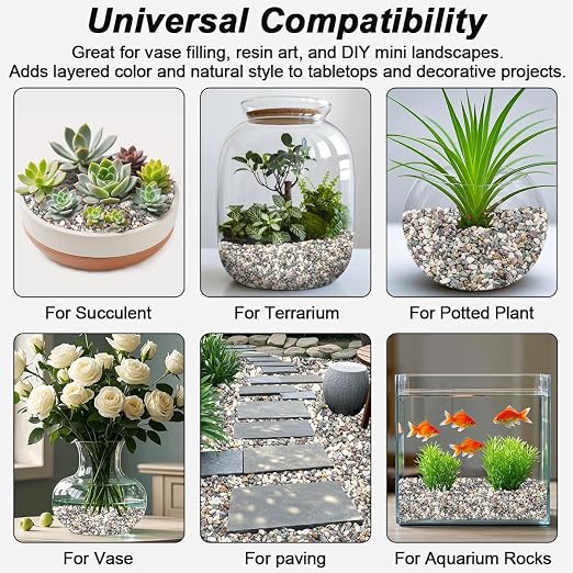 River Rocks, Landscaping Pebbles, Decorative Ornamental Pebbles, Garden - Image 7