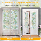 Countewol Privacy Window Films Stain Glass Cling No Glue Anti-UV Window Sticker - Image 5