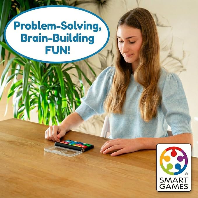 SmartGames IQ Quub – 2-in-1 Travel Logic Puzzle & 3D Cube Building Game - Image 2