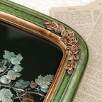 Cuspin 8x10 Vintage Picture Frame, Ornate Green and Gold Frames, Hand-Crafted - Image 4