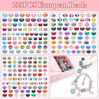 Cludoo Large Hole Glass Beads for Jewelry Making - Image 3